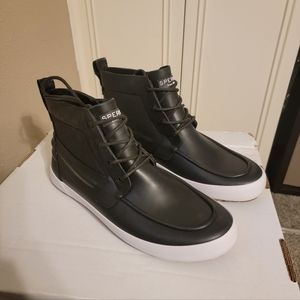 Men's Sperry Cutter Rain Boot - Black - 10